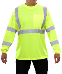 Shirt- L/S P/A Lime 5XL C3