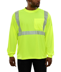 Shirt- L/S P/A Lime 2XL C/T C2