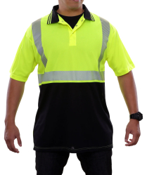 Shirt- Polo GR/PT TR LM/BK 2XL