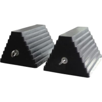 Chock Block- Solid Rubber Pair