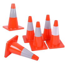 Cone- Sfty 18in W/REF/STR 6/pk