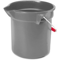 Pail- 10Qt 10.5x10.25 Gray Pls