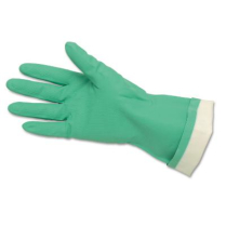 Gloves- Nitrile Floc Gren 12ea