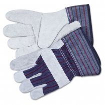 Gloves- Splt Leather Palm LG