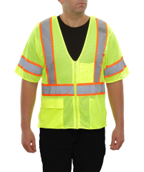 Vest- Sfty M/BRK Tape Lime 7XL