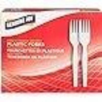 Fork- Heavyweight White 100/Bx
