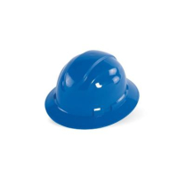 Hard Hat- Full Brim Blue 6/Cs