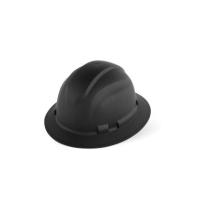 Hard Hat- Full Brim Black 6/Cs