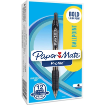 Pens- PaperMate Bld BlPt 12/Bx