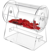 Game- Acrylic Raffle Drum Clr