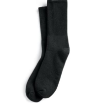 APPAREL- SOLID CREW SOCKS