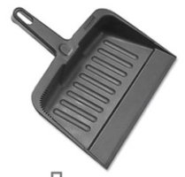 Dust Pan- Black Heavy Dust