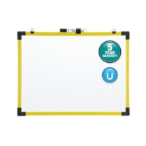 Office- Whtbrd, mag, ylw frame
