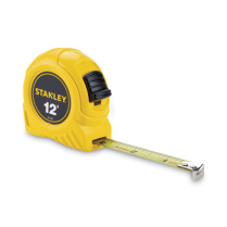 Tape Measure- 12 Ft, Belt Clip