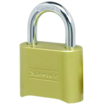 Padlock- Resetable Combo Brass
