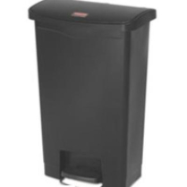 Trash Can- 13 Gal Poly Black