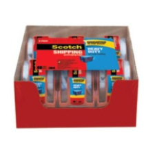 Tape- Pckaging Tape Clear 6/pk