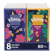 TISSUES- 3-PLY WHT 10 SHTS PK