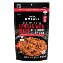 MRE- LENTILS W/ BEEF 5YR 8OZ