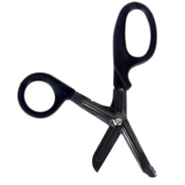 BANDAGE SHEARS- 7 1/4" BLACK