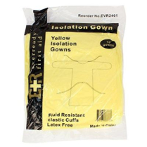 READY FIRST AID- YELLOW GOWN