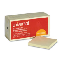 STICKY NOTES- YELLOW 12/PK