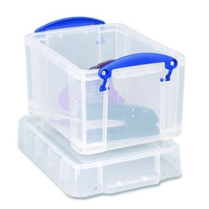 STORAGE BIN- PRTBLE CLR SNPLID