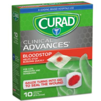 GAUZE- BLOODSTOP 1X1 10/BOX