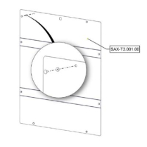 Sanitrax- Plate Side RAL 9010
