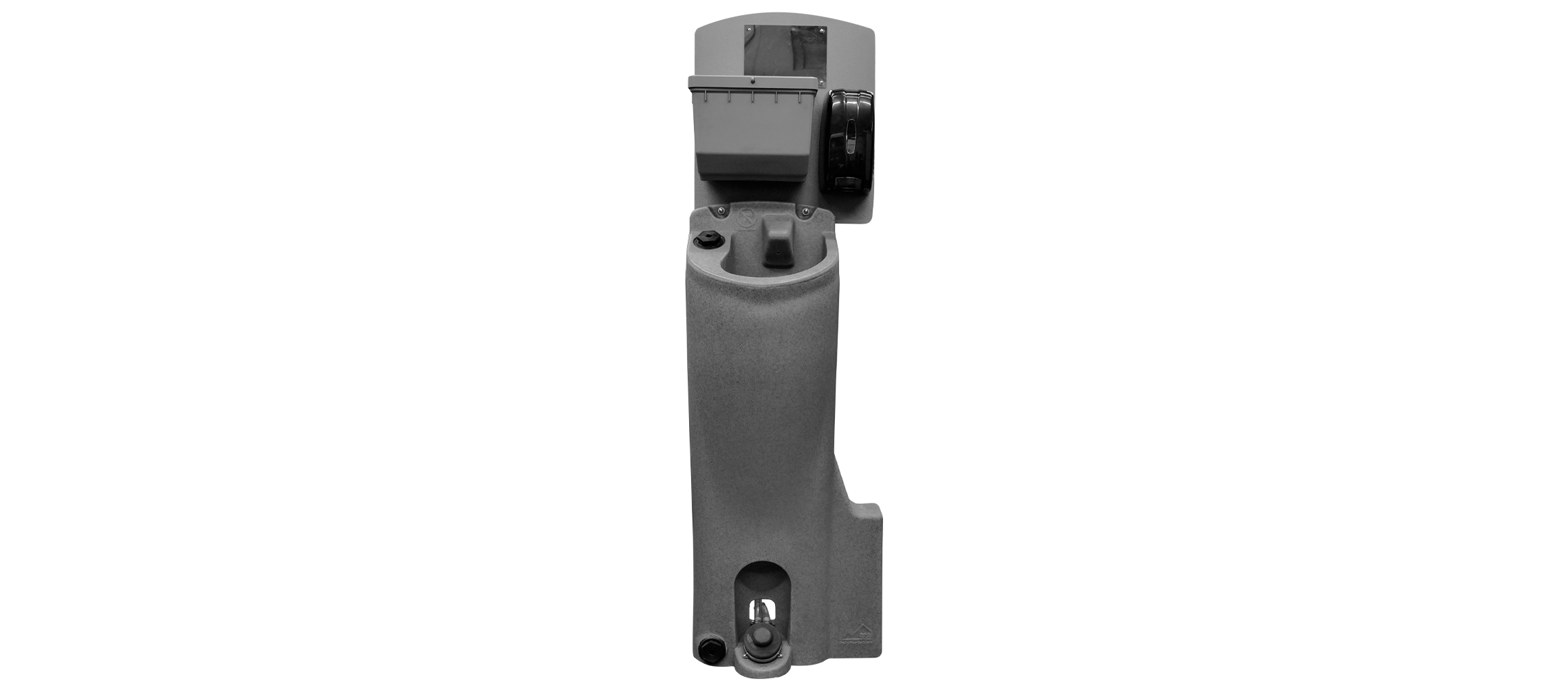 Pro-12 product displayed upright, featuring a sleek design with a control panel on top and a