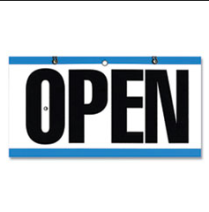 Sign- Open/Closed Outdoor Sign