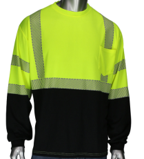 T-Shirt- Lng Slv Sfty Cls 3 S